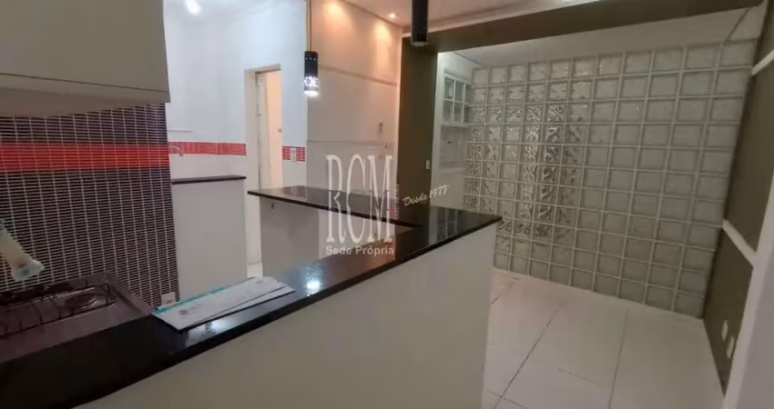 Sala living com 1 quarto, boqueirão, santos, cod: 9191