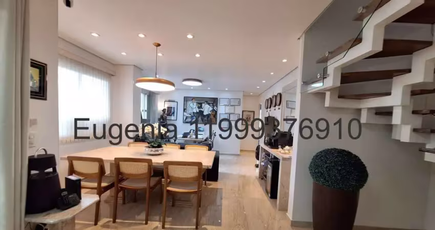 Apartamento cobertura: 195 metros, 3 dormitórios, 2 suites, 3 vagas