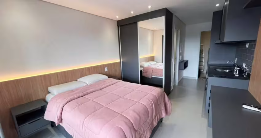 Studio mobiliado com ar condicionado no metro butantã fl48