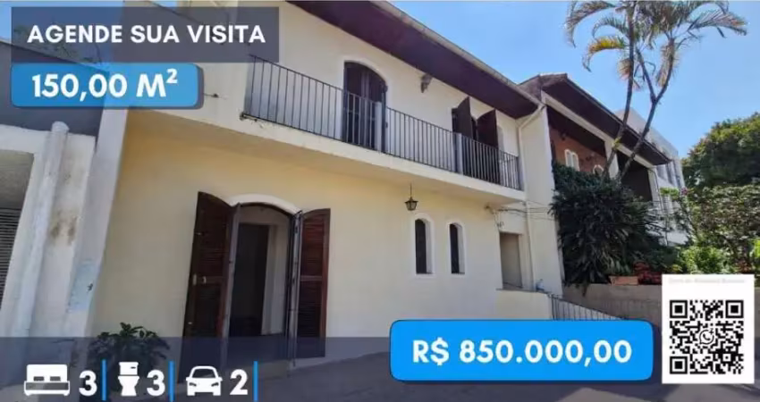 Sobrado com 3 quartos e 3 banheiros à venda, 150 m² por r$ 850.000