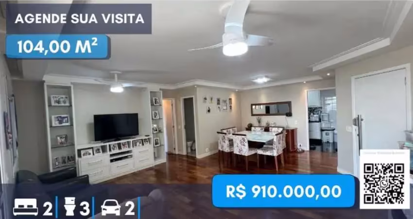 Apartamento com 104m² 2 quartos(2suítes) amplo, lazer - espaço raposo - butantã