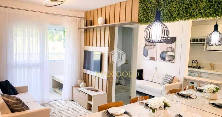 Apartamento com 2 dormitórios à venda, 47 m² por R$ 272.000,00 - Jardim Gurilândia - Taubaté/SP
