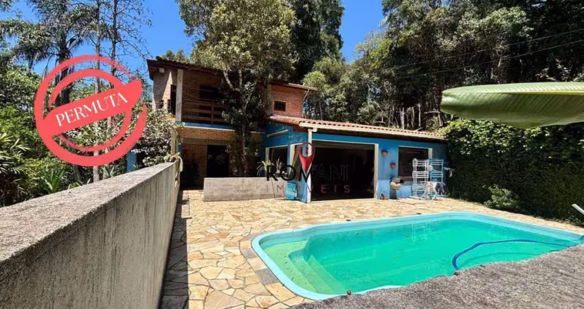 Chácara com 5 dormitórios à venda, 5000 m² por r$ 699.990,00 - biritiba ussu - mogi das cruzes/sp