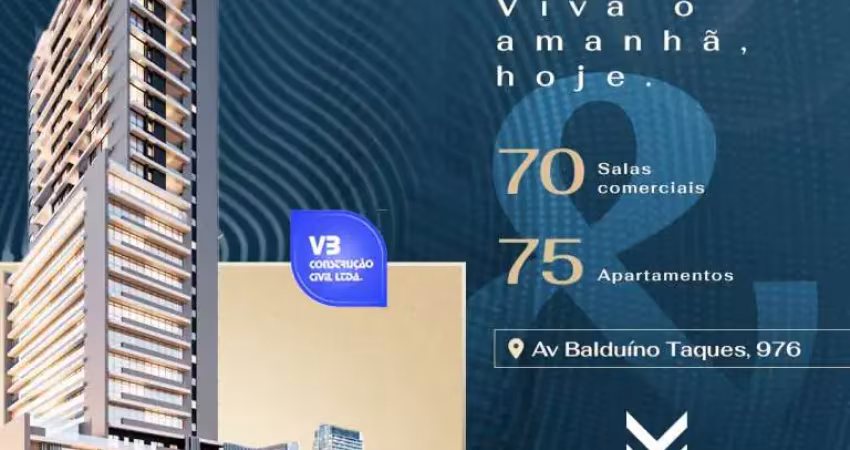 Downtown comercial e residencial na balduíno taques (lançamento)
