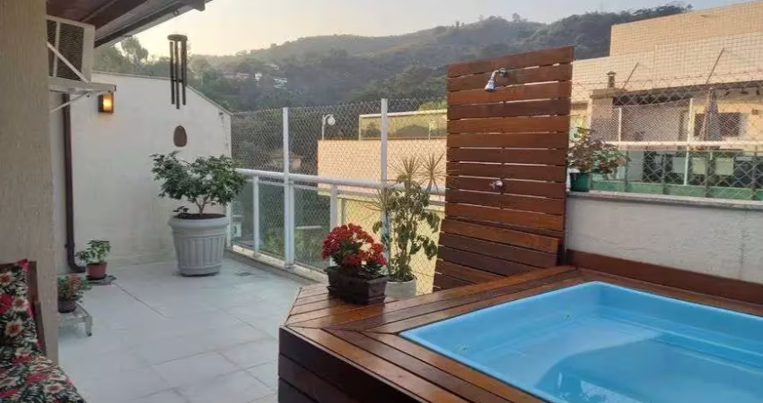 Linda cobertura 3 qts 4 bhs 2 salas amplas piscina espaço gourmet privativos armários em td lazer