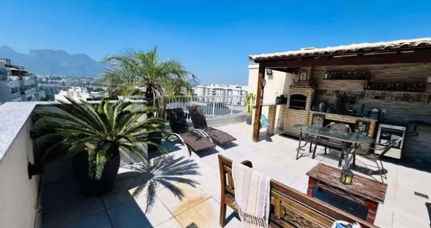 Linda cobertura 4qts (3stes) repleta armários cozinha planejada amplo terraço gourmet 2vgs lazer
