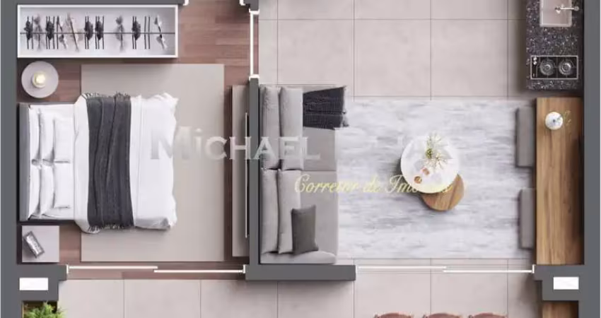 Apartamento com 1 quarto