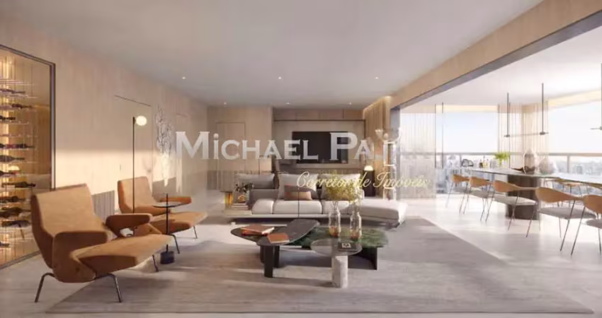 Apartamento tipo para venda com 4 quartos, sendo 4 suítes - michael pajak (11) 99996 - 4550