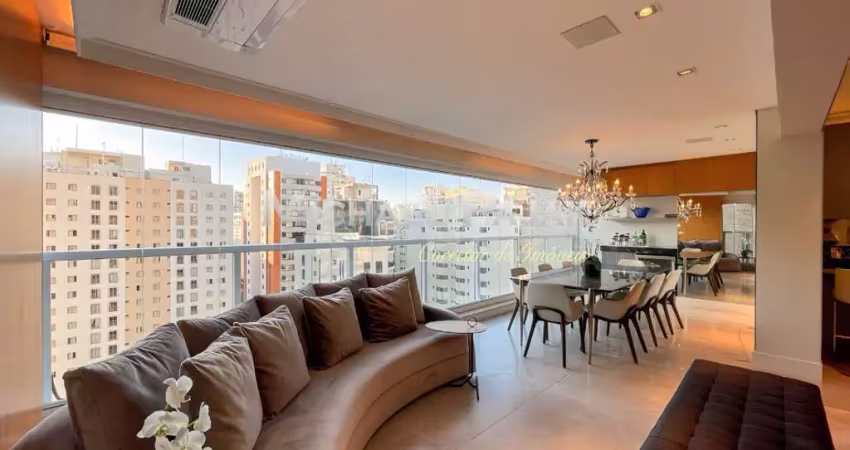 Apartamento tipo para venda em moema com 3 quartos, sendo 3 suítes - michael pajak (11) 99996-4550