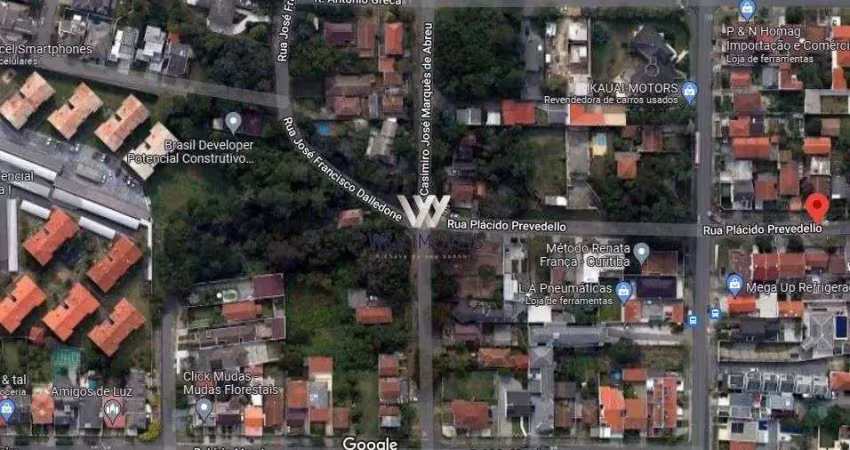 Terreno à venda na Rua Casimiro José Marques de Abreu, 10, São Lourenço, Curitiba