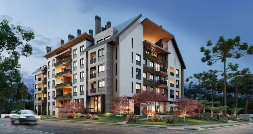 Apartamento novo em gramado - pronto para morar - excelente localização