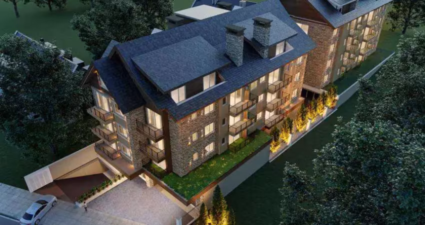 Apartamento em gramado - centro: novo, com diversas comodidades e aceita pet