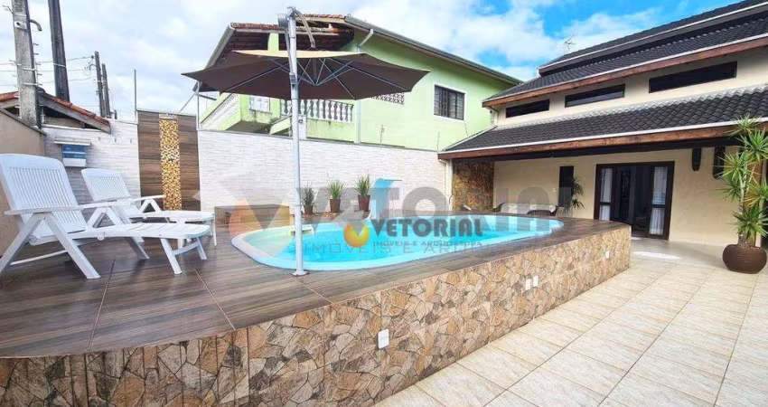 Casa com 4 dormitórios à venda, 246 m² por R$ 1.000.000 - Indaiá - Caraguatatuba/SP