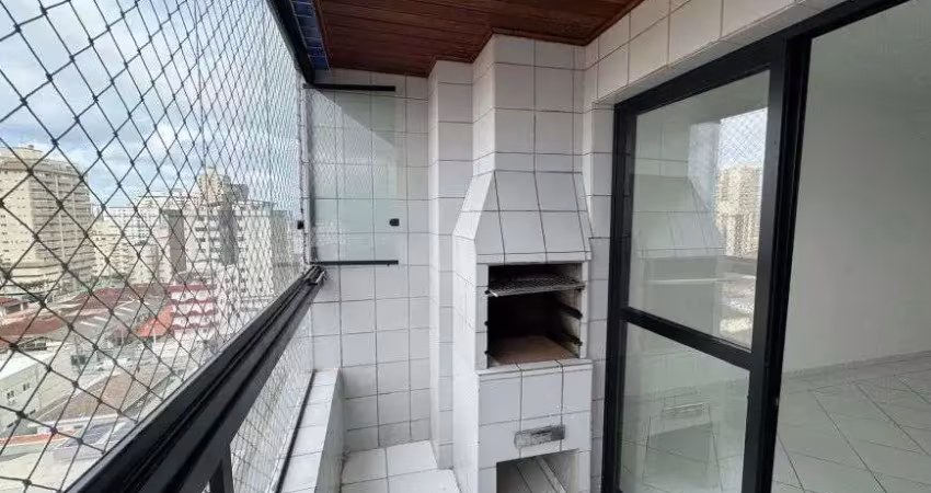 Apartamento dois dormitórios com sacada gourmet ocian praia grande sp