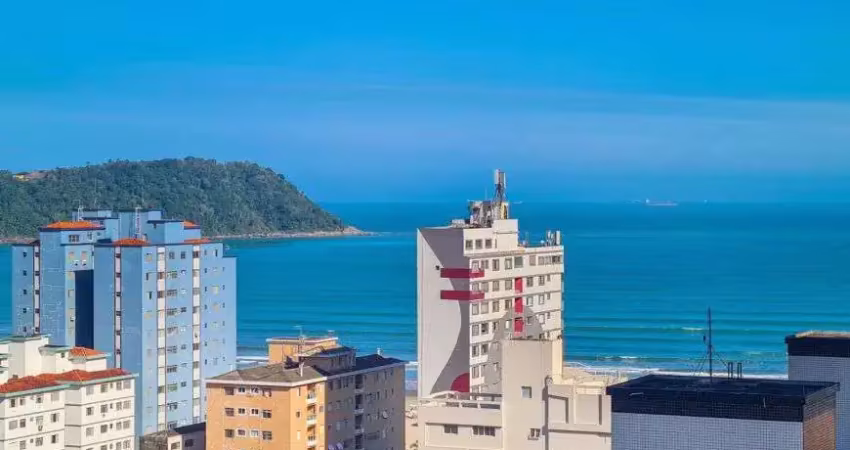 Apartamento dois dormitórios com vista mar boqueirão praia grande sp