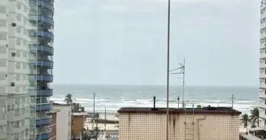 Apartamento dois dormitórios sendo uma suíte vila tupi praia grande sp