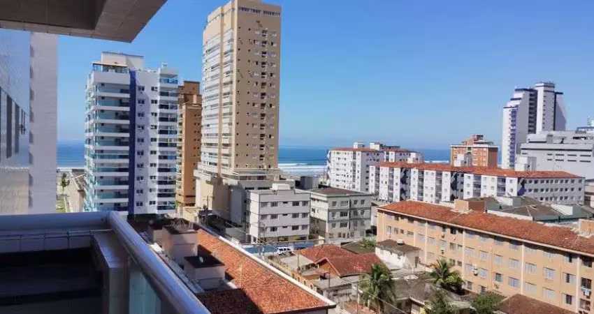 Apartamento vista mar 58m2 com 2 quartos em boqueirão - praia grande - sp