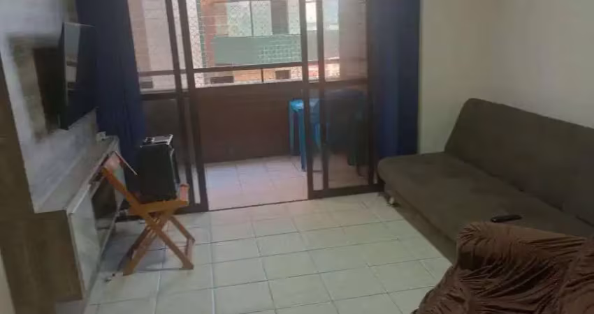 Apartamento dois dormitórios com sacada vila tupi praia grande sp