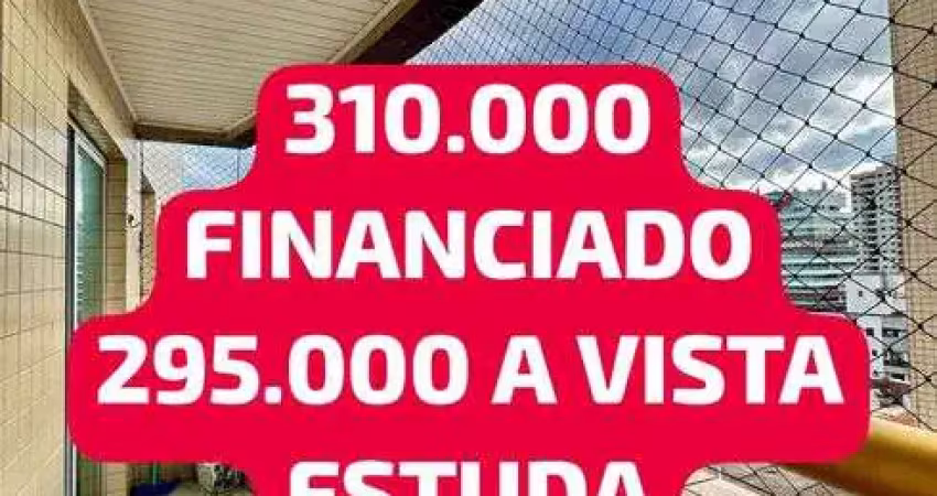 Apartamento um dormitório guilhermina praia grande sp