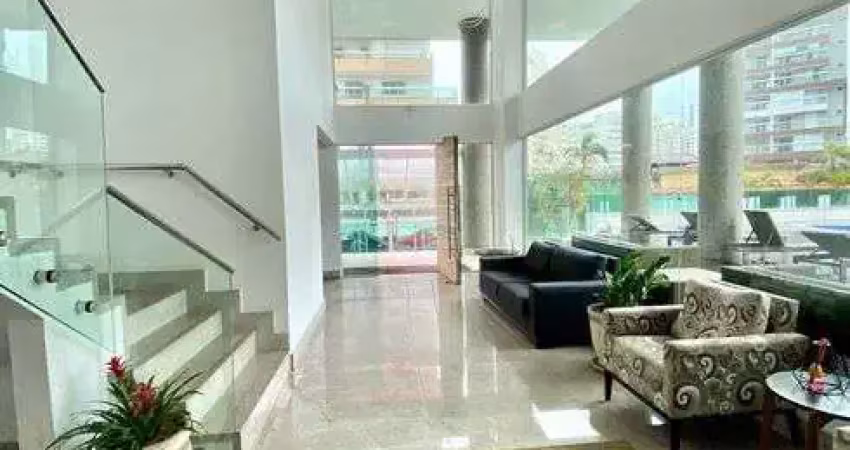 Apartamento para venda possui 91 metros quadrados com 2 quartos em caiçara - praia grande - sp