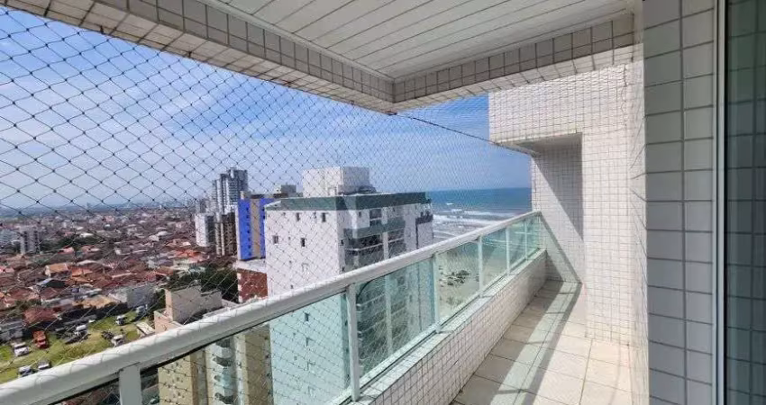 Apartamento dois dormitórios vista mar vila caiçara praia grande sp