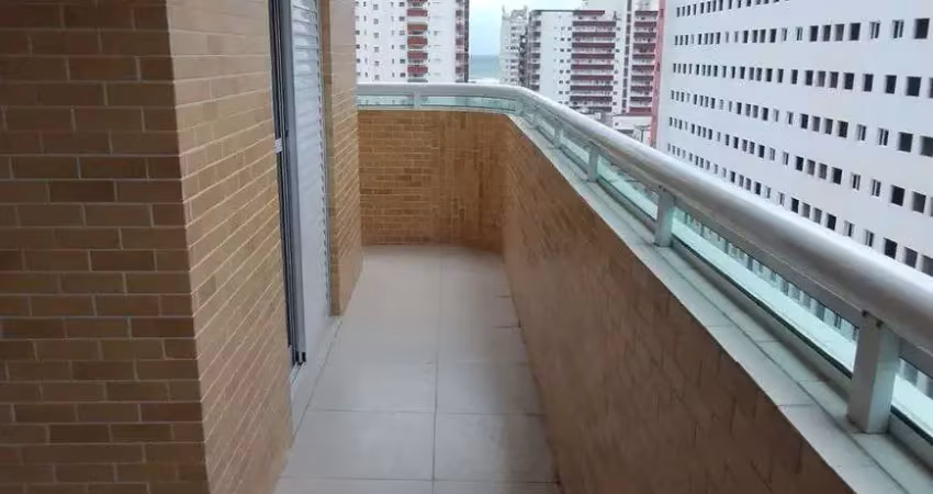 Apartamento vista mar para venda tem 88m² com 2 quartos em ocian - praia grande - sp