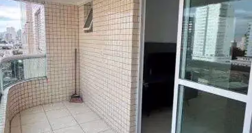 Apartamento um dormitório com sacada campo da aviação praia grande sp