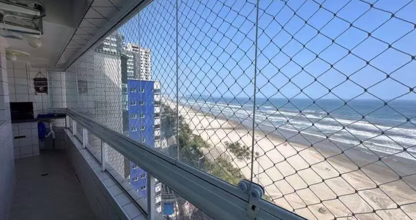 Apartamento vista mar dois dormitórios maracanã praia grande sp