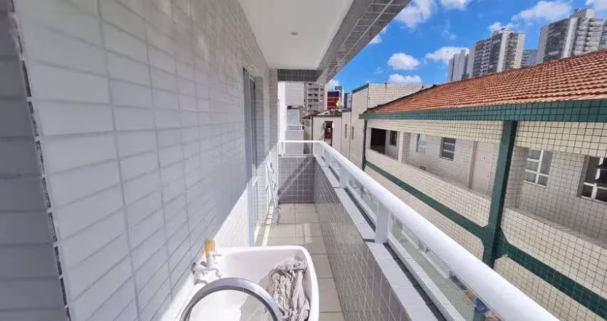 Apartamento para venda com 1 quarto em guilhermina - praia grande - sp