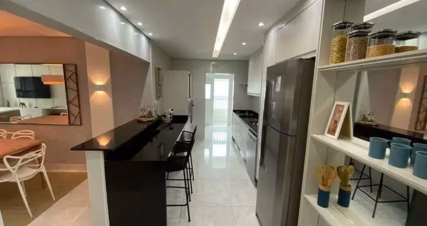 Apartamento para venda com 3 quartos 3 suites em guilhermina - praia grande - sp