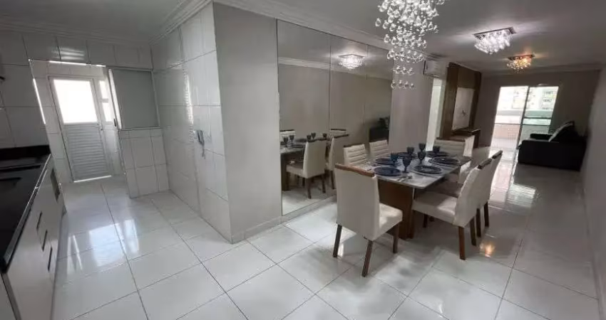 Apartamento três dormitórios mobiliado boqueirão praia grande sp