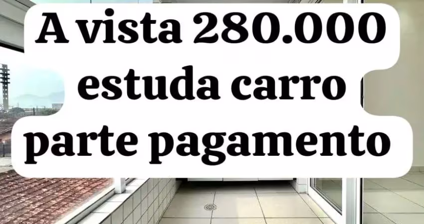 Apartamento um dormitório vila caiçara praia grande sp