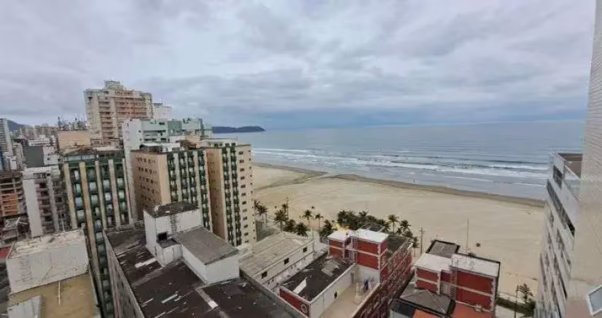 Apartamento dois dormitórios vista mar campo da aviação praia grande sp