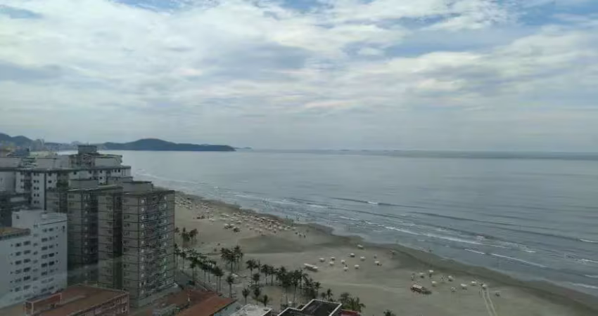 Apartamento para venda com 1 quarto vista mar em ocian - praia grande - sp
