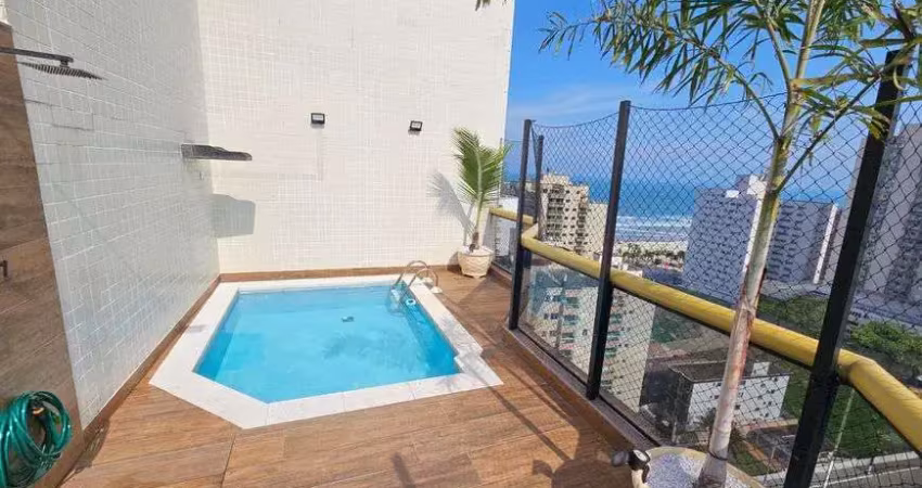 Duplex 03 dormitórios no campo da aviação praia grande/sp