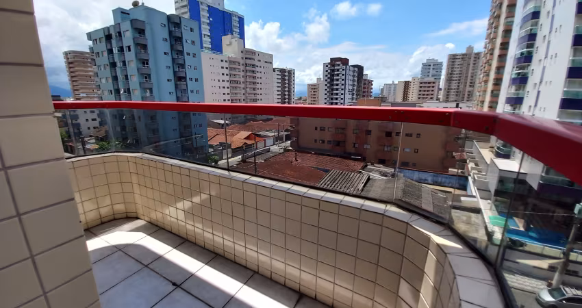 Apartamento dois dormitórios com suite vila tupi praia grande sp