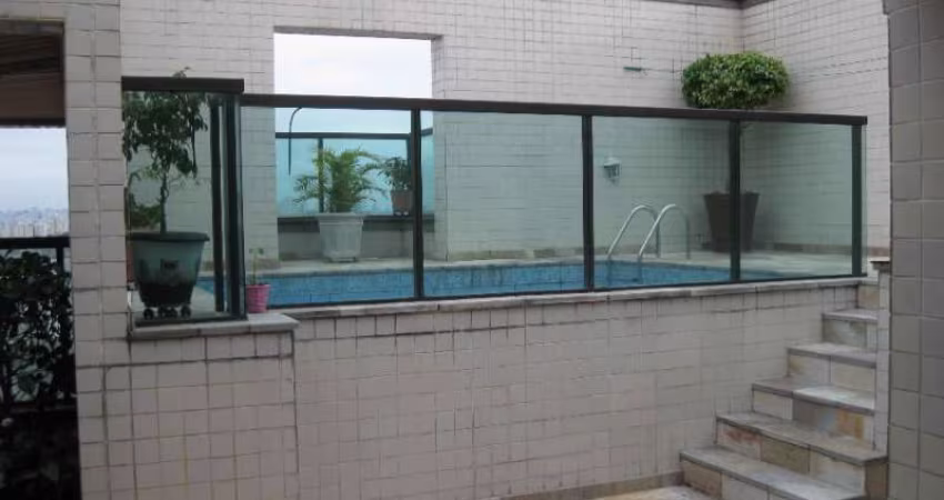 COBERTURA A VENDA NO TATUAPÉ, REPLETO DE ARMÁRIOS, CHURRASQUEIRA, PISCINA AQUECIDA E 03 VAGAS !!