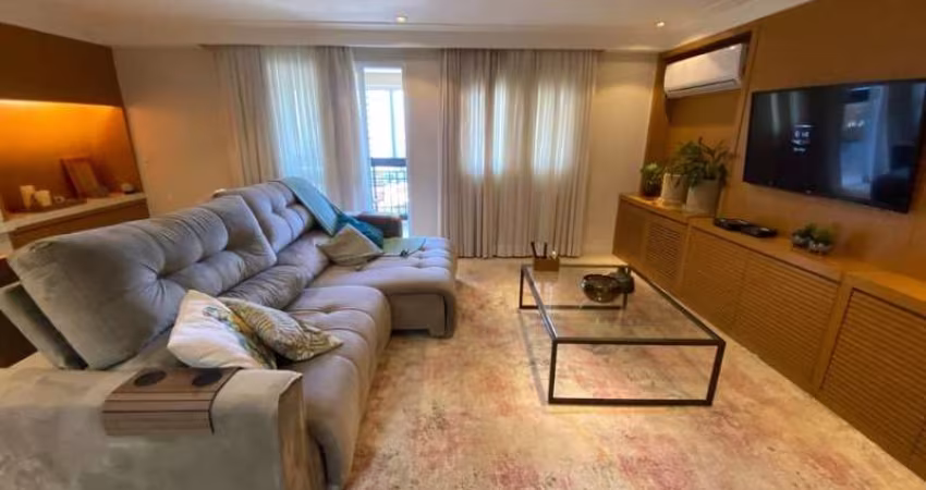 APTO A VENDA NO JD ANÁLIA FRANCO, SEMI MOBILIADO, 128M², TERRAÇO GOURMET !!