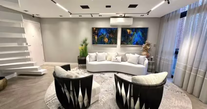 Apto duplex  no tatuapé, mobiliado e decorado, 02 vagas !!