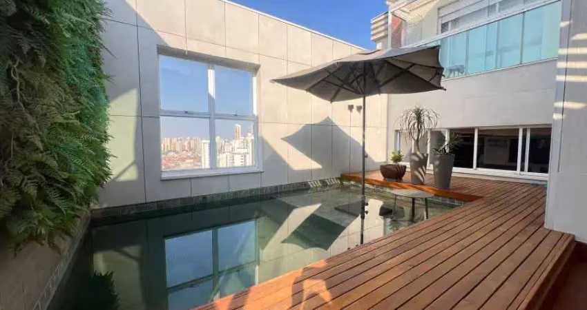COBERTURA DUPLEX A VENDA NO JD ANÁLIA FRANCO, 04 DORMITÓRIOS, 02 SUÍTES, 06 VAGAS + DEPOSITO !