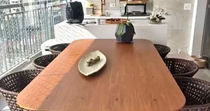 Apto tatuapé, novo, semi mobiliado, terraço gourmet, 02 vagas fixas !!