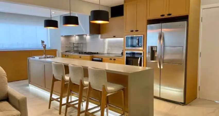 Apto a venda no jd anália franco, mobiliado, 03 suítes, terraço gourmet, 02 vagas !!