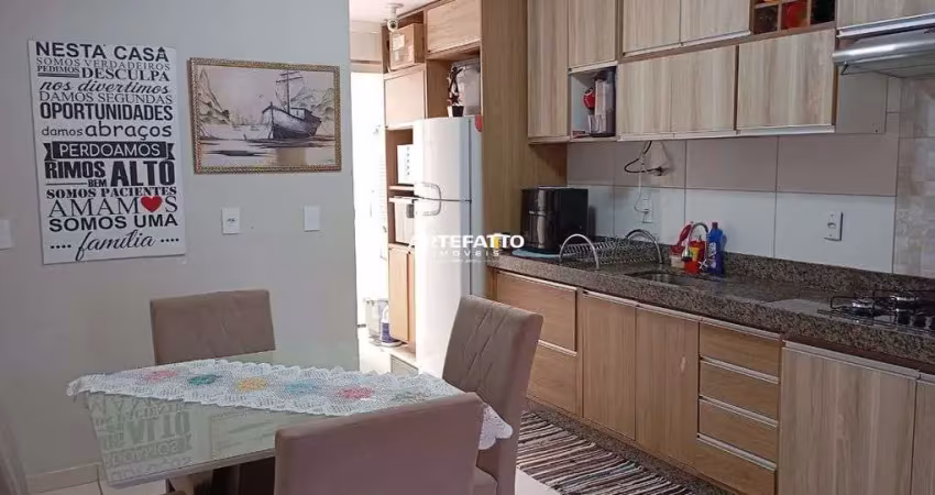 Apartamento 02 dormitórios, quintal com churrasqueira