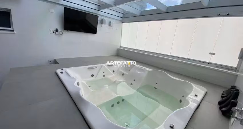Apartamento de 150m²  2 suítes e lazer completo com jacuzzi e solário privativo