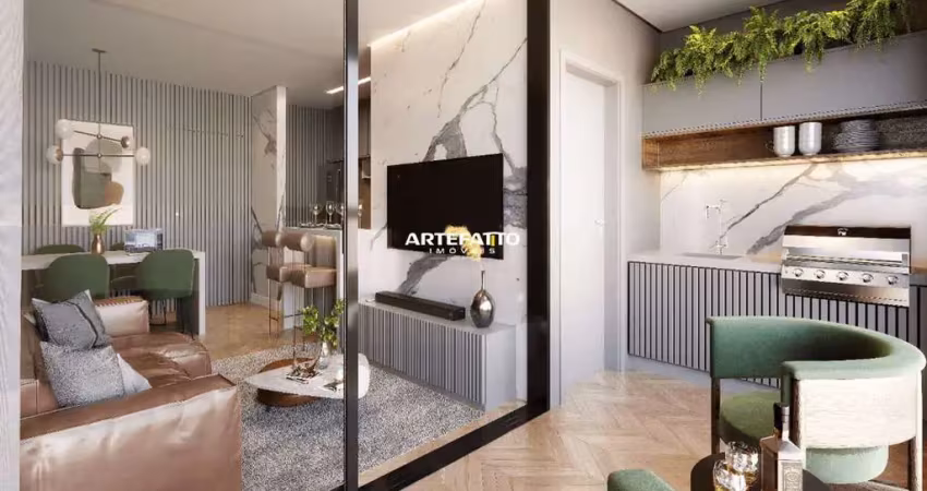 Apartamento de alto padrão com quadra de tênis no jardim em santo andré