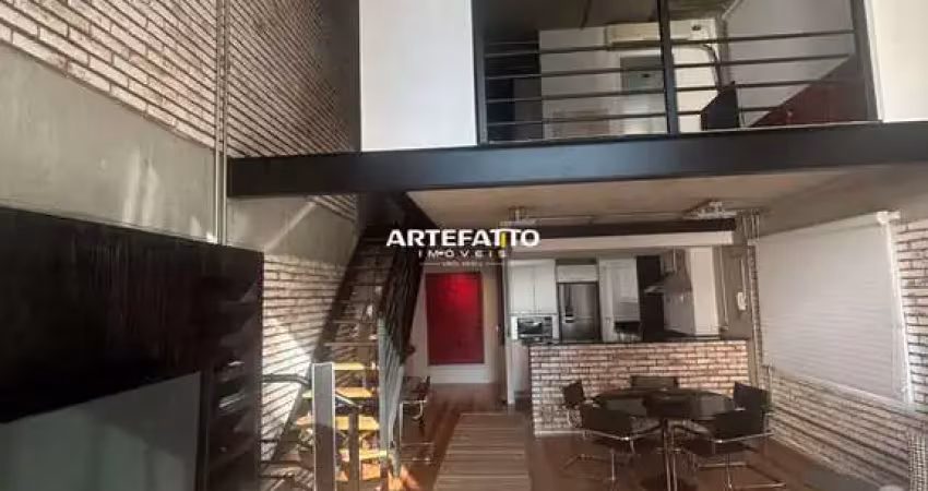 Com 130m² de área privativa, este loft une elegância, conforto e praticidade