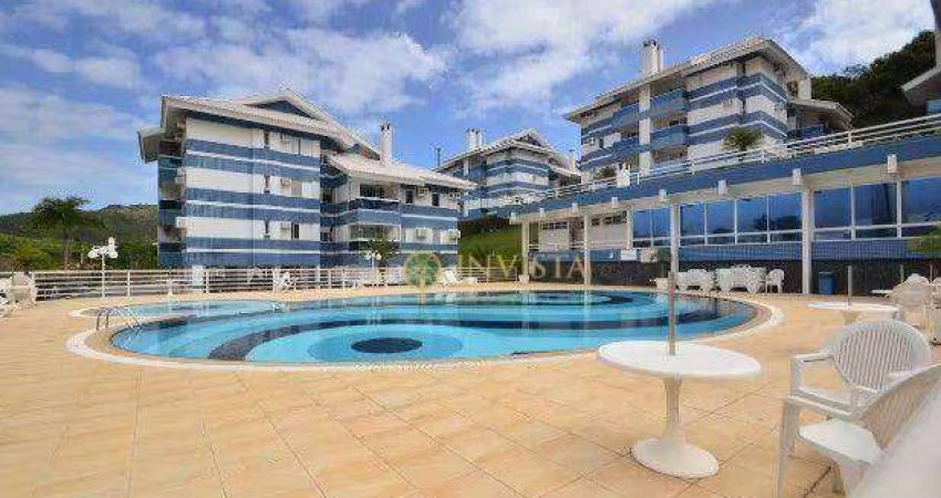À venda | Sacada com churrasqueira, 90 m² privativos, 3 quartos, Vista Mar e 1 vaga de garagem - Praia Brava, em Florianópolis.