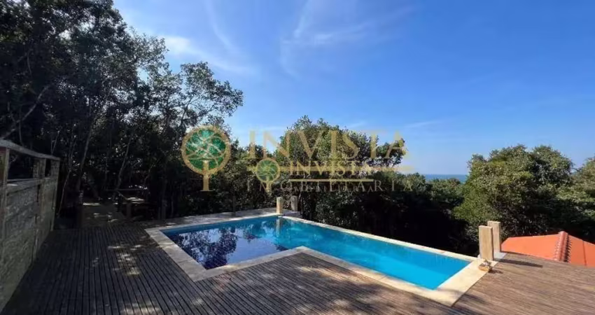 Vista mar, 19.000m² e piscina privativa à venda no morro das pedras.