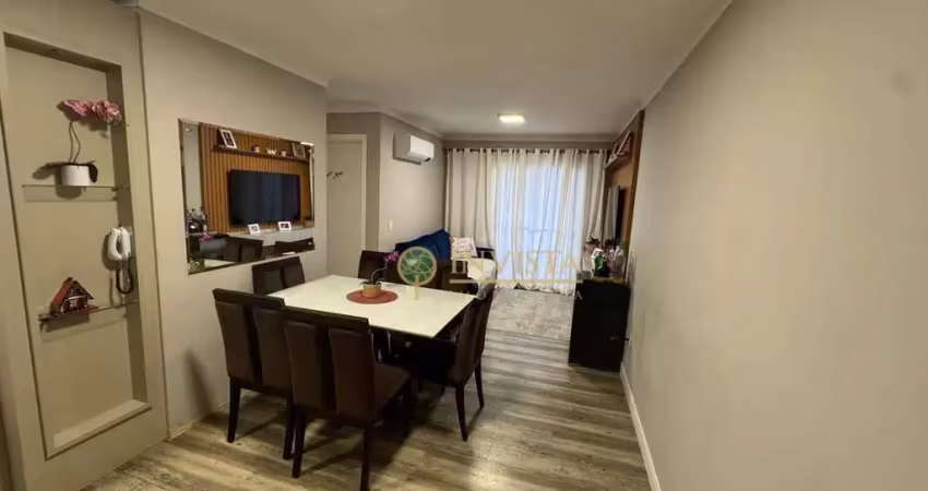 Á venda - semi mobiliado, 58m² de área privativa, 2 quartos - bairro deltaville / biguaçu