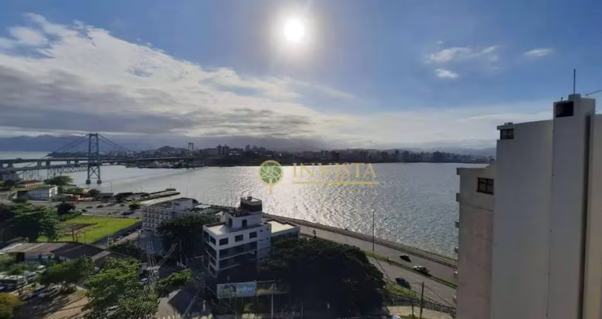 Locação | semi mobiliado, 3 quartos, vista mar, próximo ao colégio catarinense - centro de florianópolis